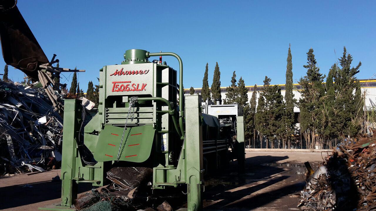 shear-baler Idromec T506SLK for metals and scrap