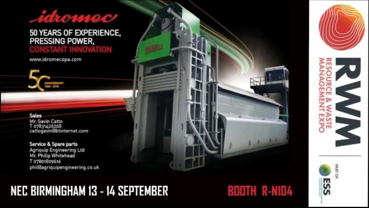 Idromec participa en la feria industrial RWM Expo | del 13 al 14 septiembre de 2023