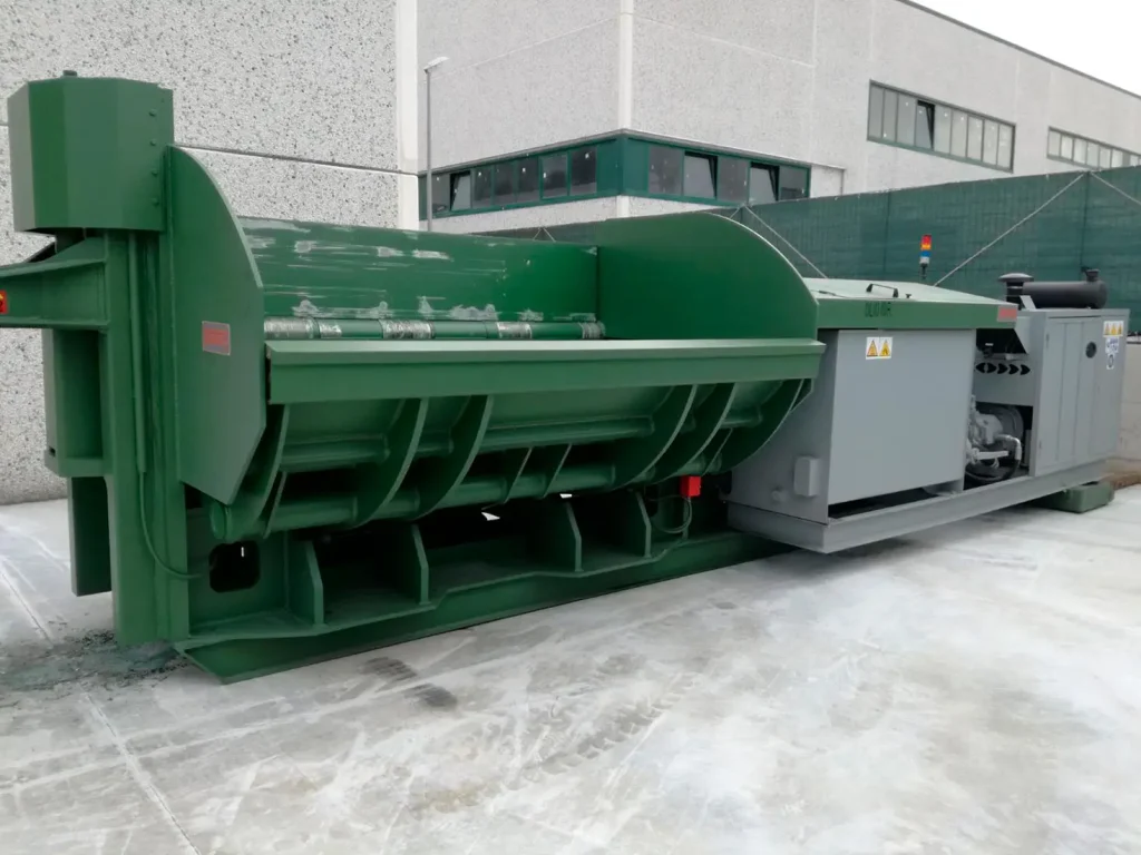 Pressa per metalli affidabile vista laterale