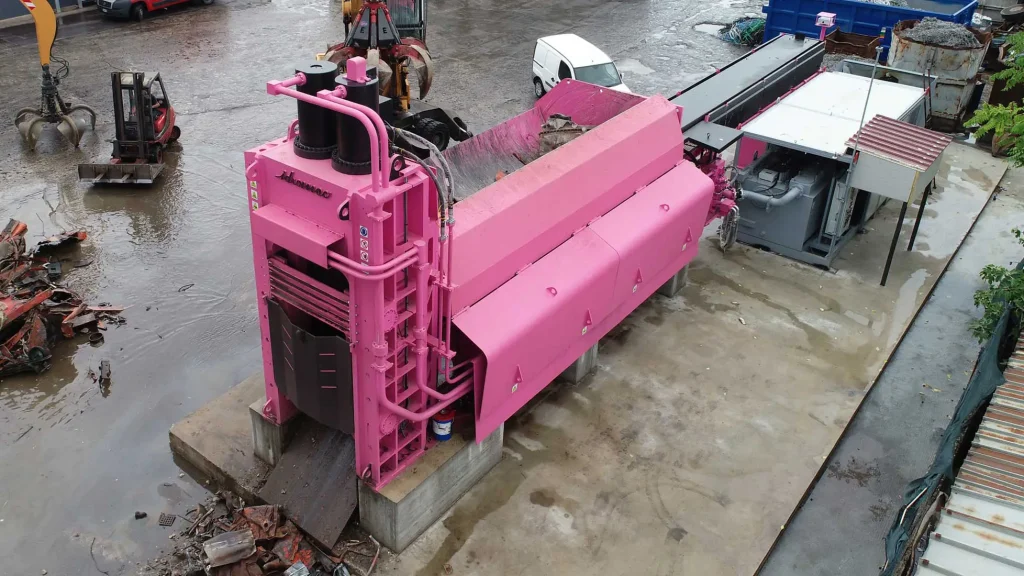 Presse cesoia CD: alta produttività per lavorazioni intensive e rapide nei centri di riciclo.