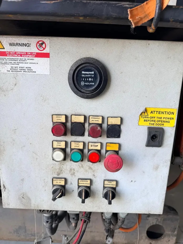 used Bonfiglioli Squalo CS100 mobile shear control panel